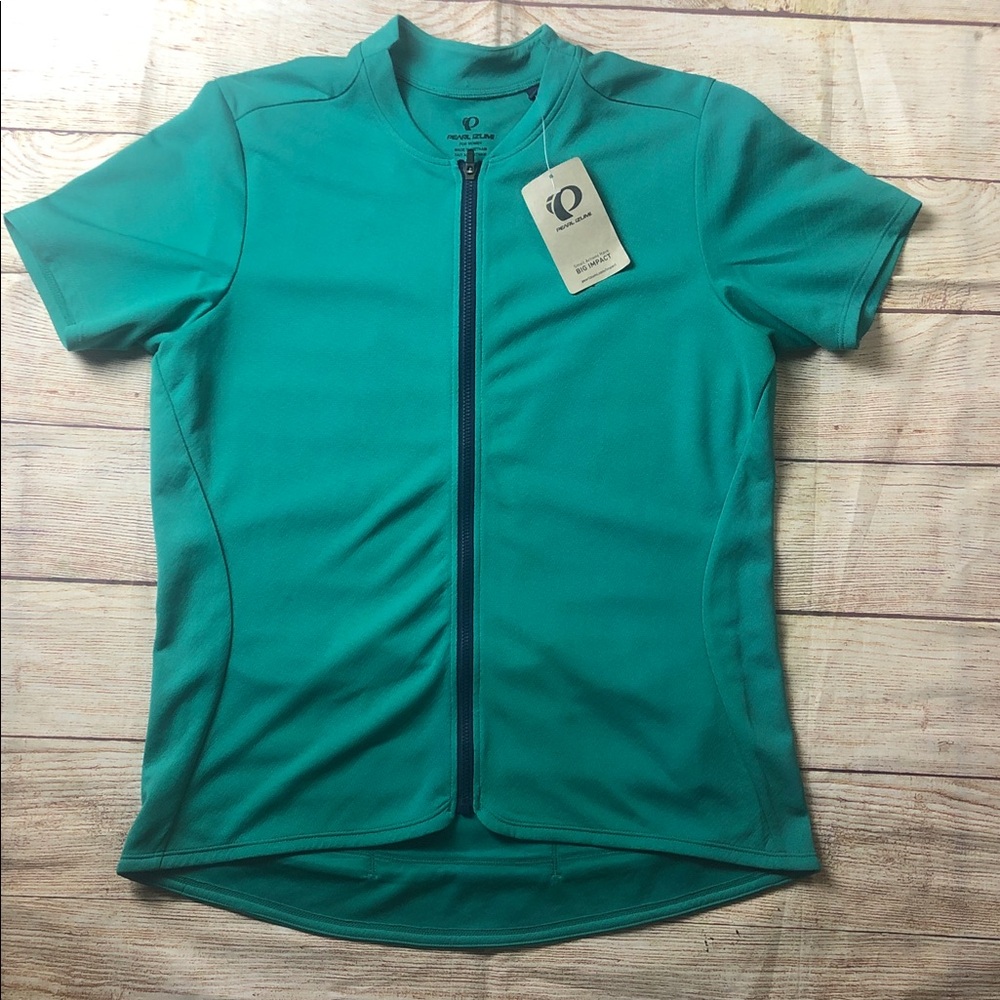 Pearl Izumi Women's Aqua Short Sleeve Cycling Tee